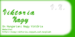viktoria nagy business card